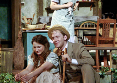 Acting Artifact 21 Barbara Zahora (Maggie), Jhenai Mootz (Chrissy) and Dennis Grimes (Jerry) in Dancing at Lughnasa_OPFT