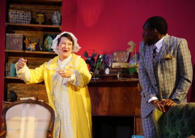 Barbara Zahora (Penny) and Debo Balogun (Tony)_YCTIWY_OPFT