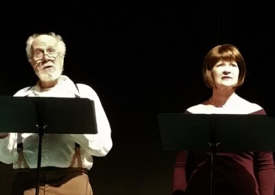Richard Henzel (Shotover) and Barbara Zahora (Hesione)_Heartbreak House_ShawChicago